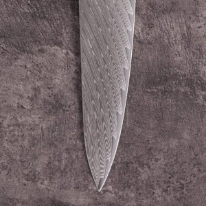 Kochmesser Rohling aus Damaststahl für Custom Branding