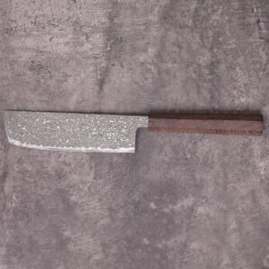 Damast Nakiri Messer mit individueller Gravur für OEM