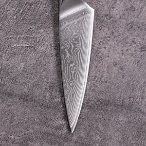 Elegantes Schälmesser mit Full Tang Konstruktion